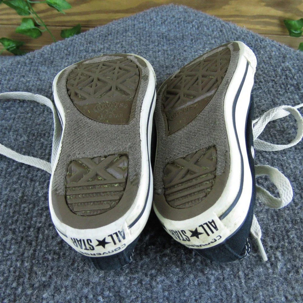Converse Unisex Sneaker Low Top Sz T 12 Medium Black Fabric Lace Up‎